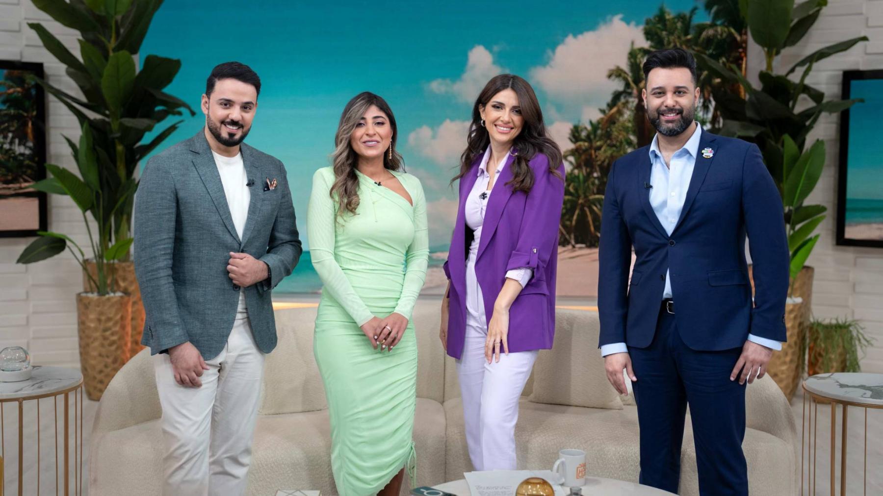 شجون تزور المقرّ الرئيسي لـMBC في الرياض برفقة نجوم مسلسل 