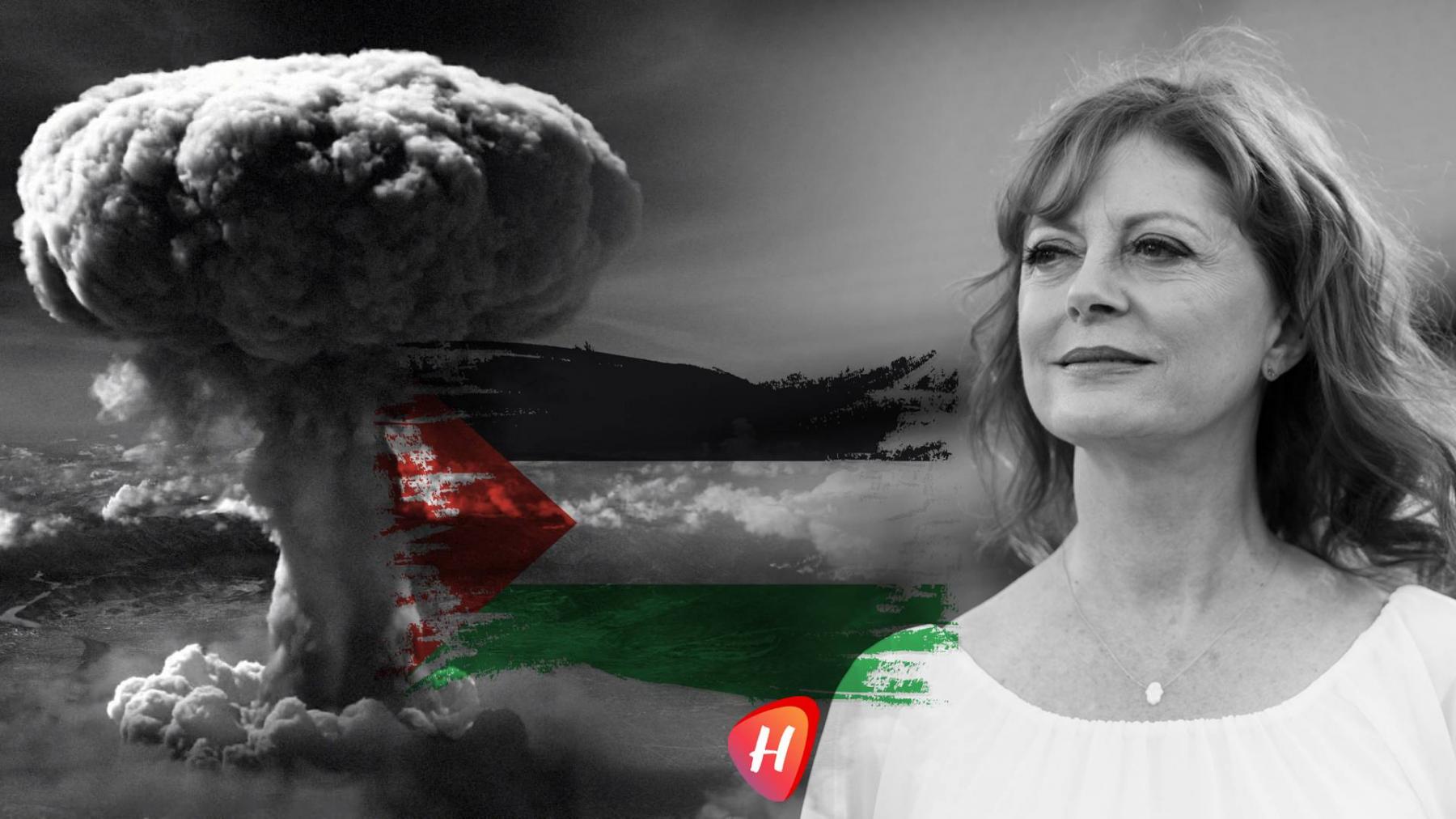 الممثلة الأميركية سوزان ساراندون: غزّة قُصِفت بما يعادل قنبلة هيروشيما النووية
