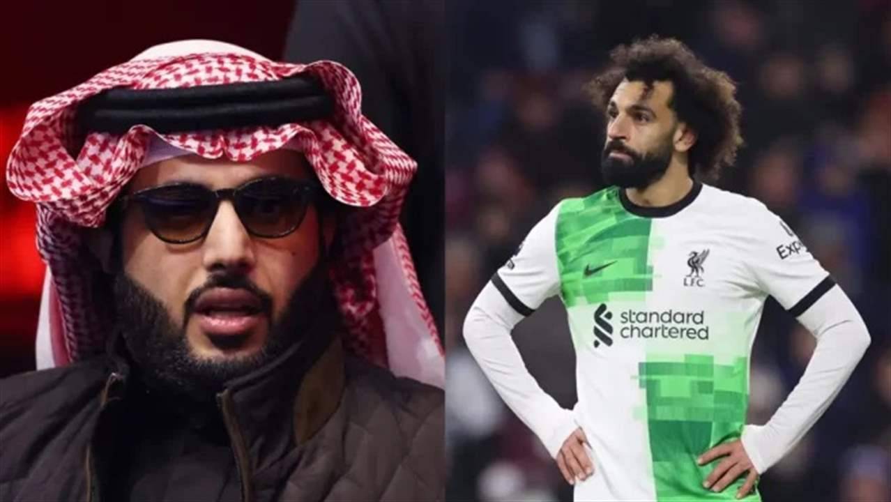 تركي آل الشيخ يثير الجدل بقميص محمد صلاح مع الهلال السعودي