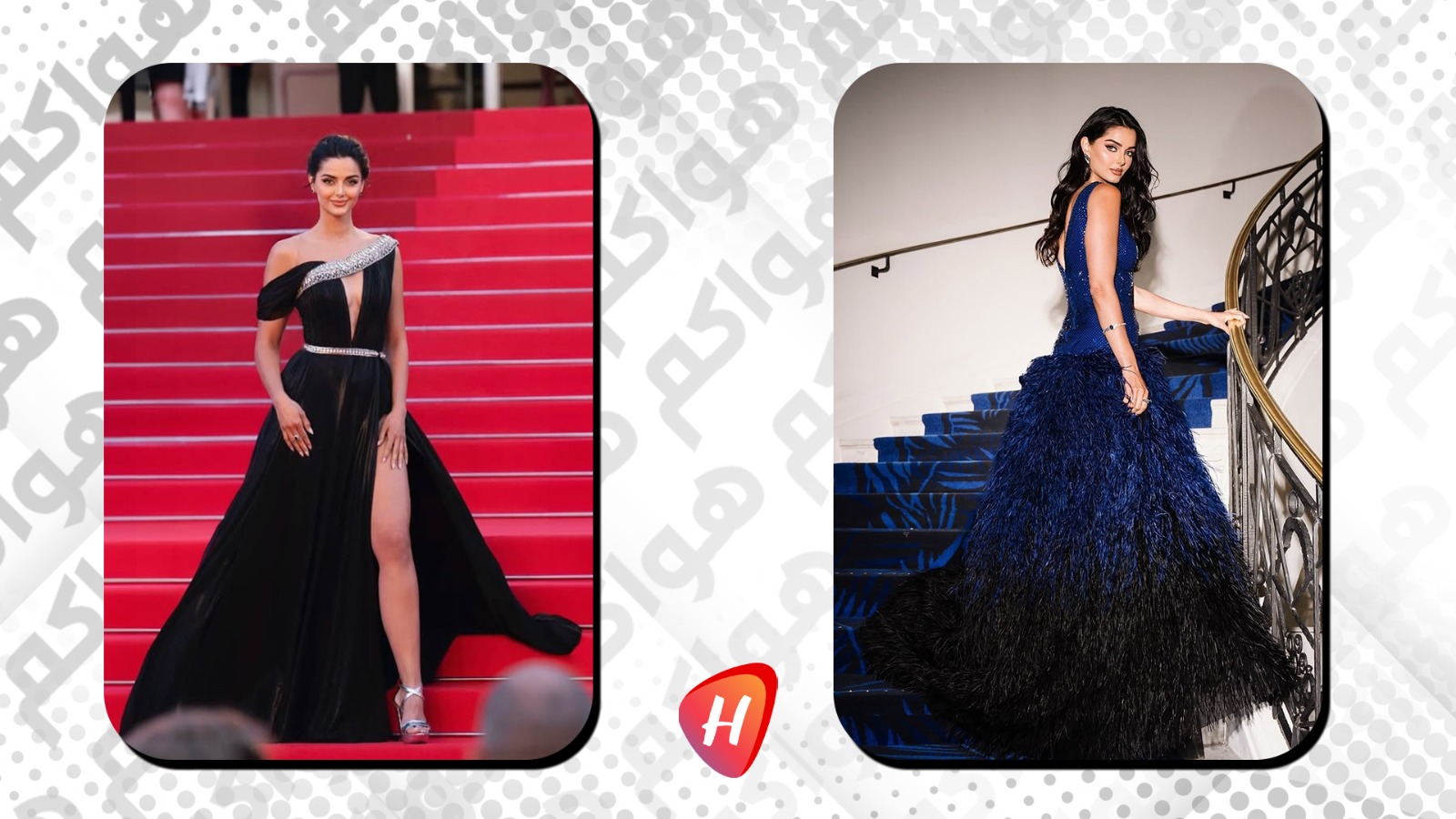 ماهلاغا جابري: أجمل عارضة أزياء بتصاميم لبنانية في مهرجان كان السينمائي