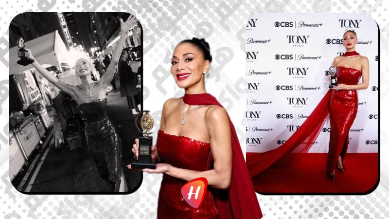 نيكول شيرزينجر متوجة بجائزة Tony... بإطلالة تخطف الأنفاس