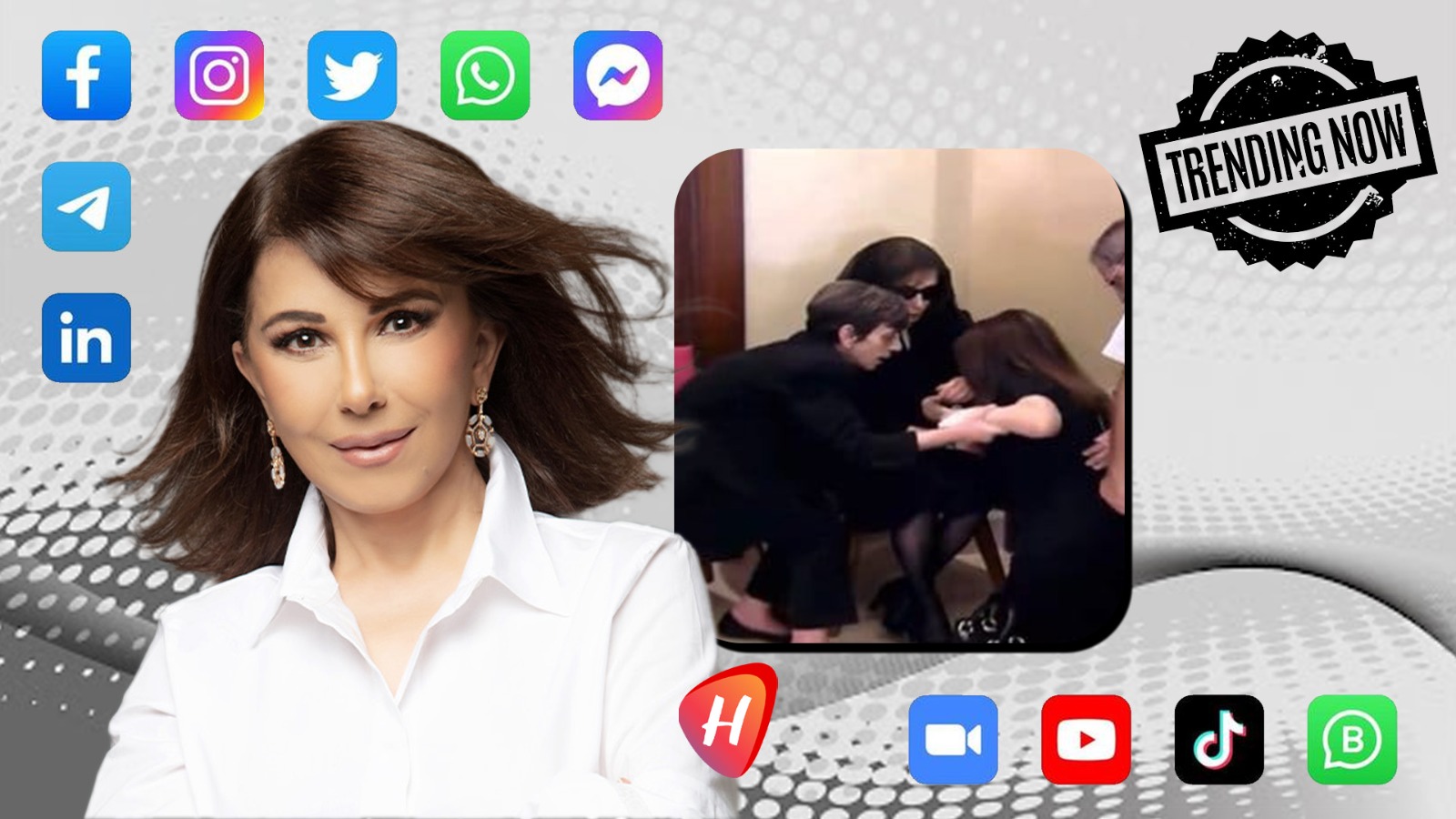 ماجدة الرومي تبكي زياد وتُجلد على ركبتي فيروز