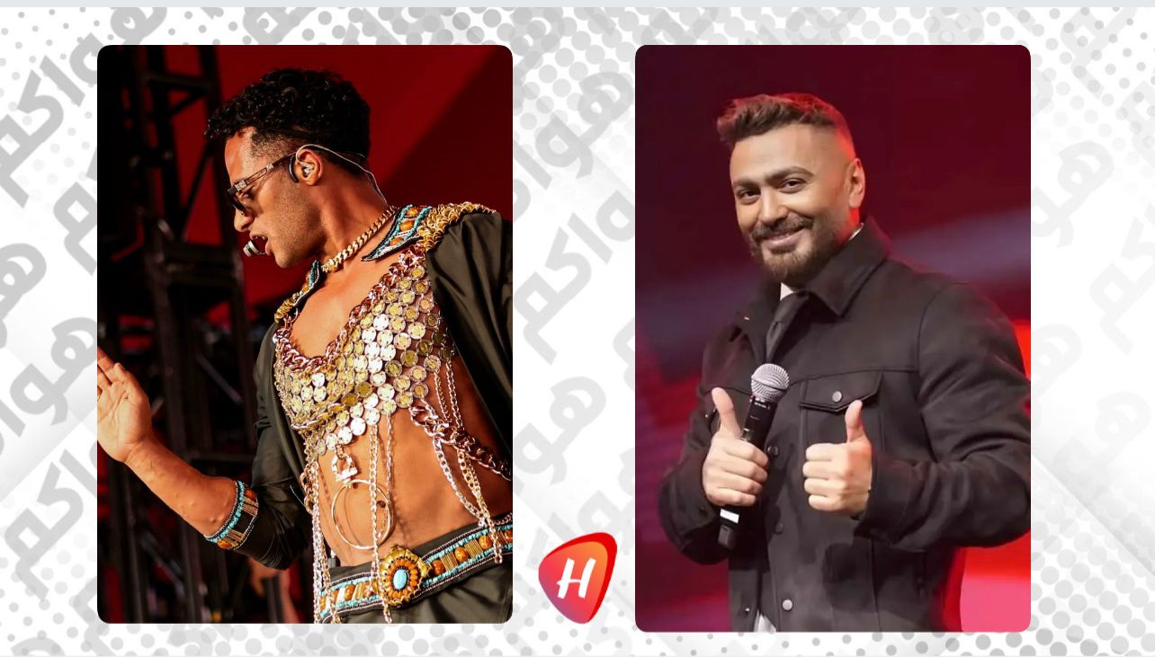 محمد رمضان يفاجئ تامر حسني في حفل إطلاق ألبومه “لينا معاد”