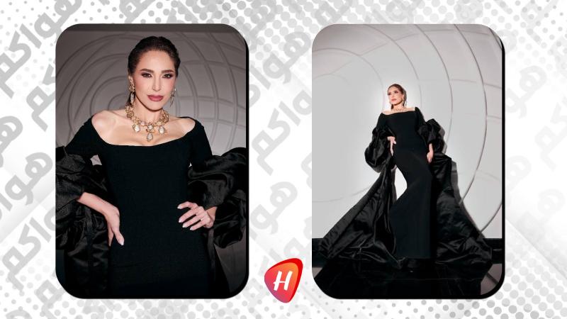 عبير نعمة ساحرة بتصميم أسود مبهر من كريكور جابوتيان