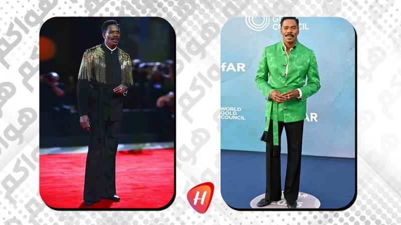 كولمن دومينغو يرسم الموضة الرجالية بتصاميم فالنتينو