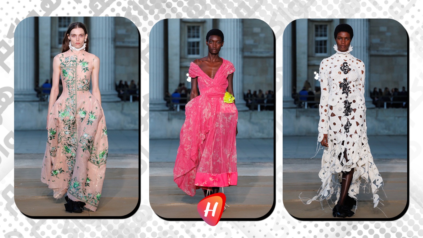 سمفونية من الدانتيل والزهور  لصيف 2026 في عرض Erdem في لندن