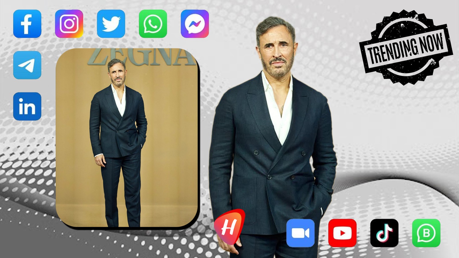كاظم الساهر في حملة Zegna: تعبير حزين يثير التساؤلات