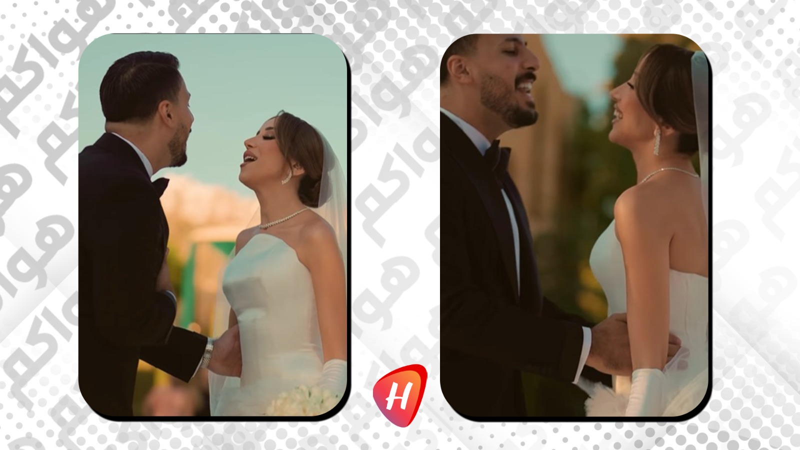 زفاف وسام قطب وسارة سامي… لحظات مؤثرة وحضور لافت للمشاهير