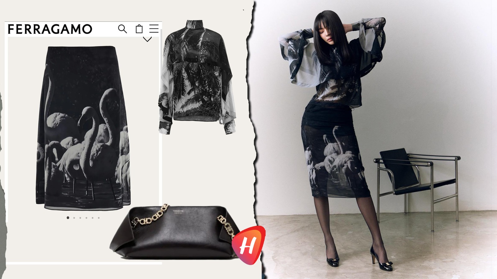 النجمة التايلندية فاي بارايا بإطلالة أنيقة من Ferragamo.. هذا سعرها