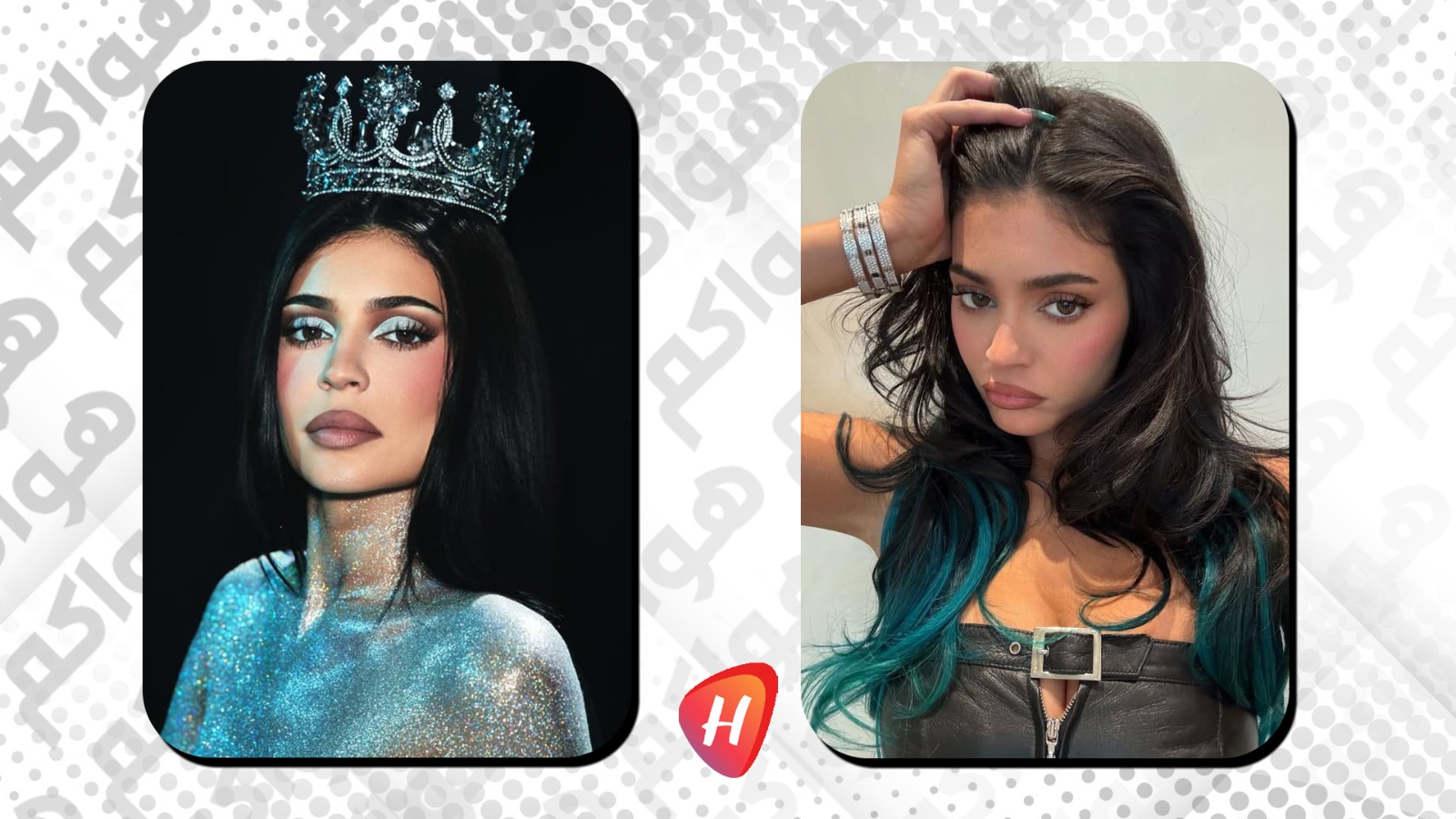كايلي جينر عارية سوى من بريق الألوان والتاج..في إعلانها King Kylie