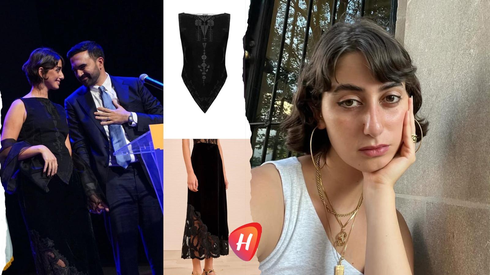 إطلالة راما دواجي الأولى بتوقيع المصمم الفلسطيني الأردني زيد حجازي ..رسالة وموقف