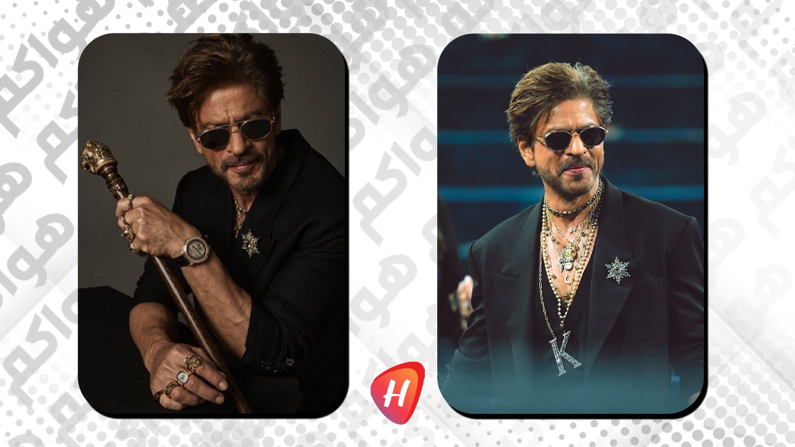 شاروخان يحتفل بعامه الستين بإطلالة مهيبة ويكشف عن فيلمه الجديد 