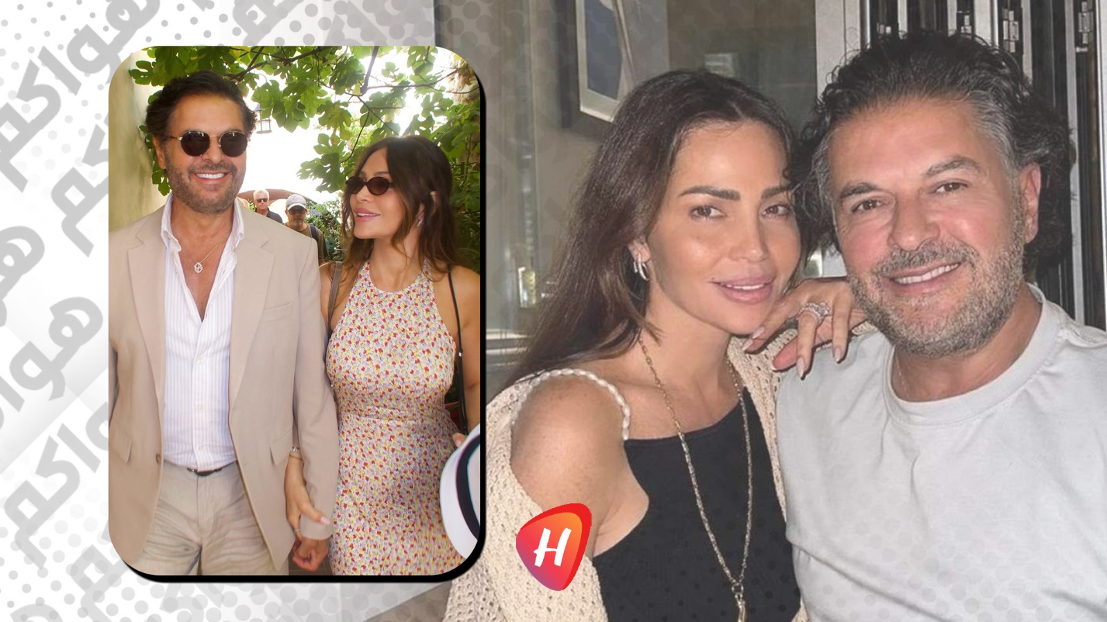 رسالة حب من راغب علامة لـ زوجته جيهان