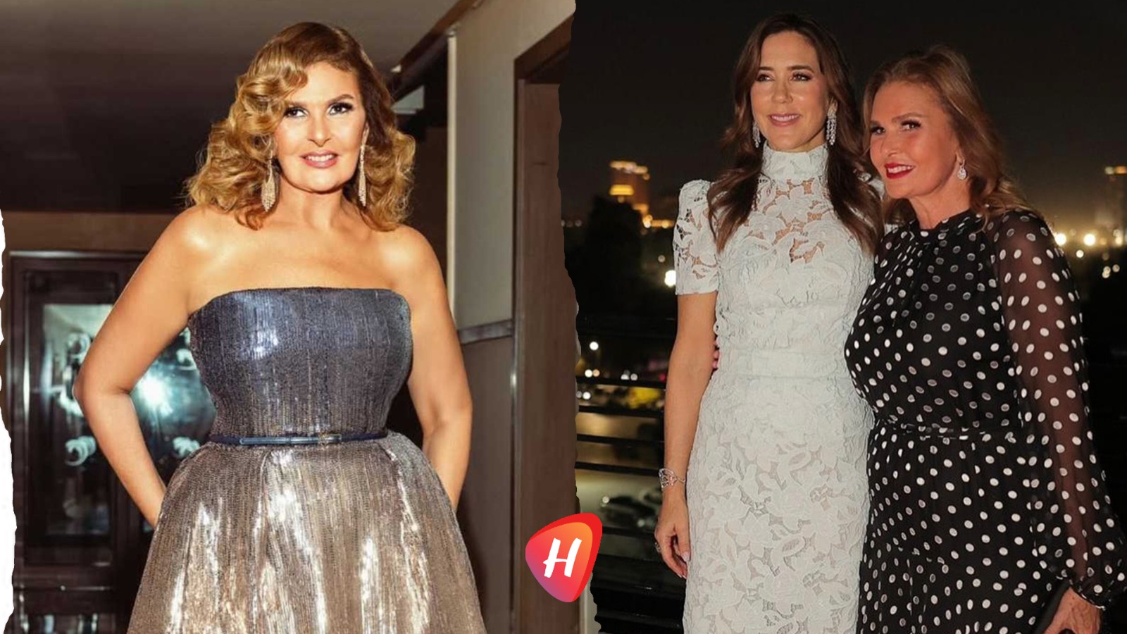 وعد من ملكة الدنمارك للنجمة يسرا