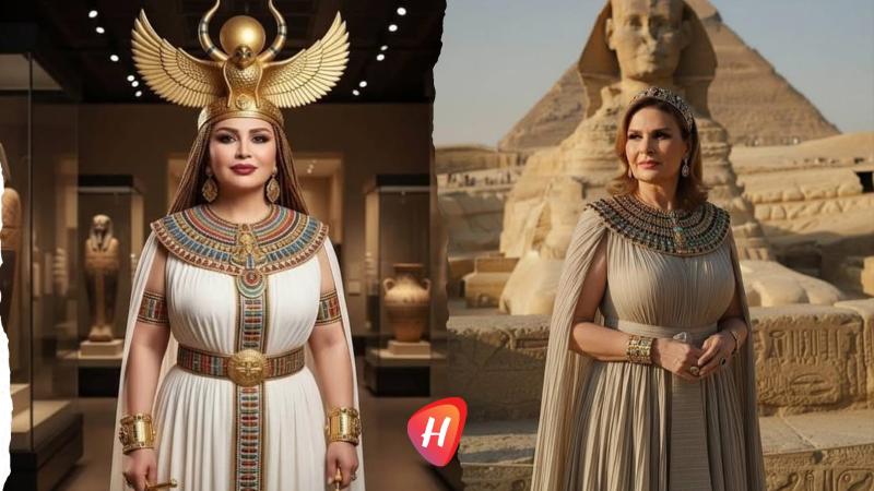 نجمات مصر في حضرة الفراعنة: الجمال يعود إلى زمن الملكات