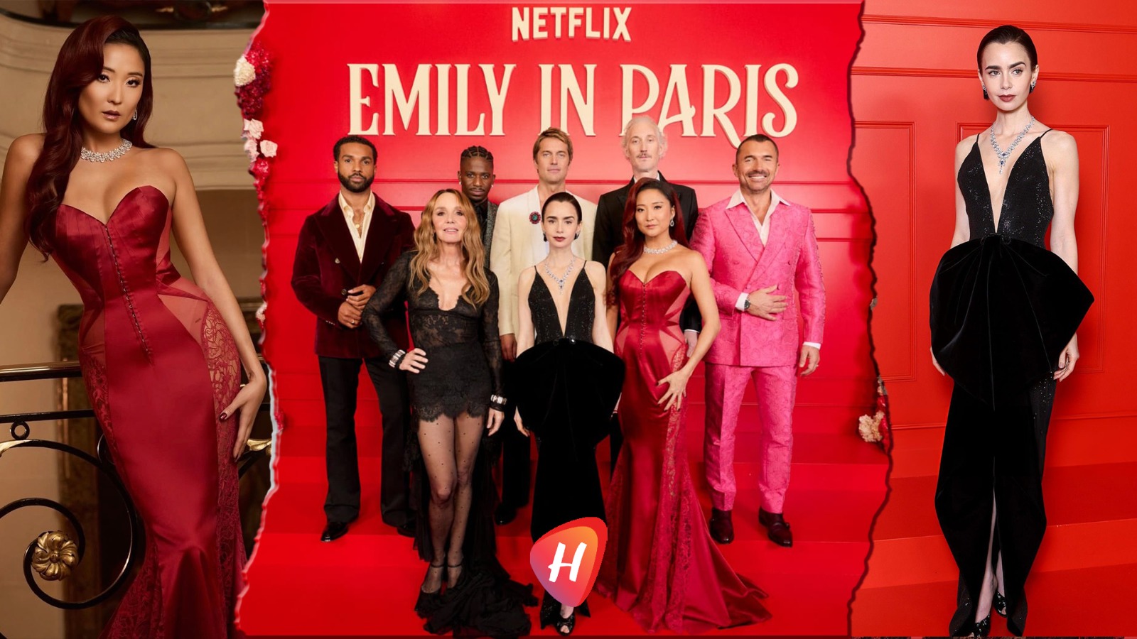 نجوم “إيميلي في باريس”… من أشلي بارك إلى لوكاس برافو بإطلالات تخطف الأنفاس