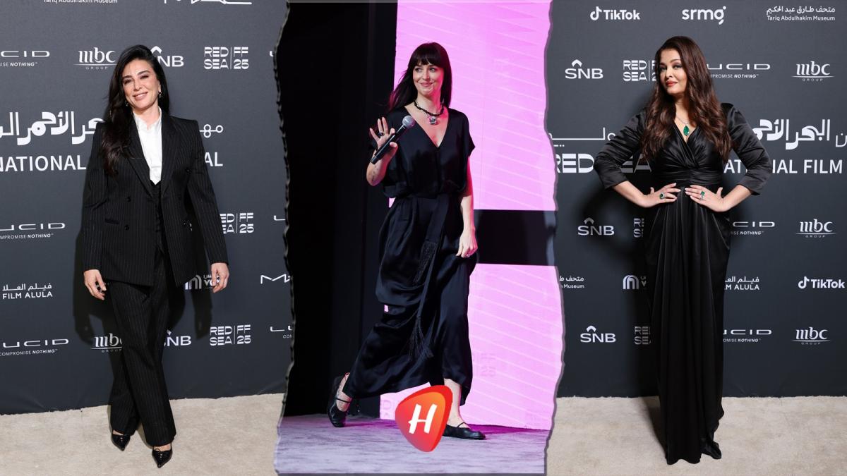 الأسود يزين النجمات في جلسات البحر الأحمر الحوارية ..لحظات راقية وملهمة