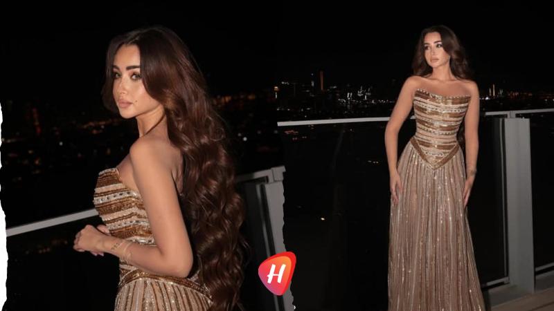 هنا الزاهد: إطلالة ذهبية وجائزة جديدة في مهرجان ضيافة