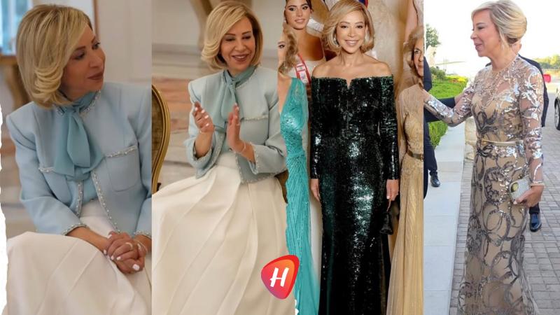 أناقة السيدة الأولى نعمت عون… بين البروتوكول والرقي الهادئ