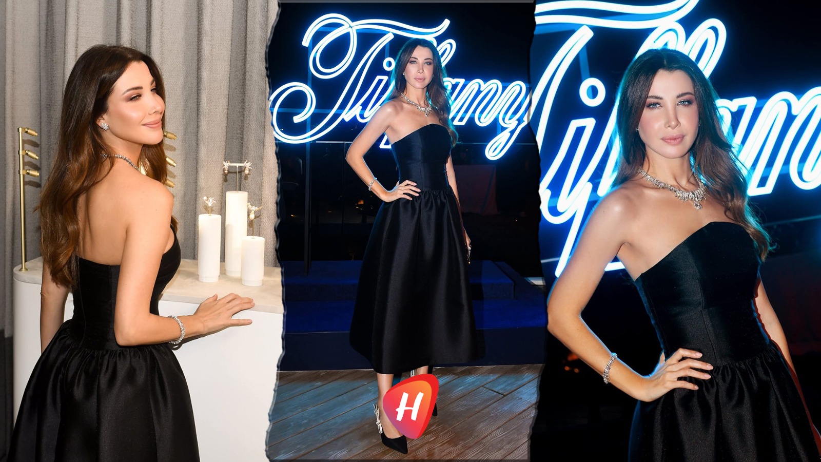 أسود أنيق وألماس مترف… نانسي عجرم تخطف الأضواء في ليلة Tiffany & Co