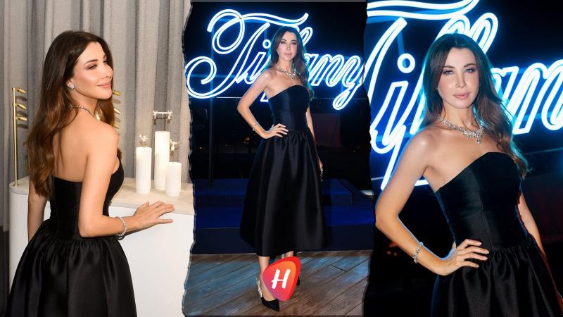 أسود أنيق وألماس مترف… نانسي عجرم تخطف الأضواء في ليلة Tiffany & Co