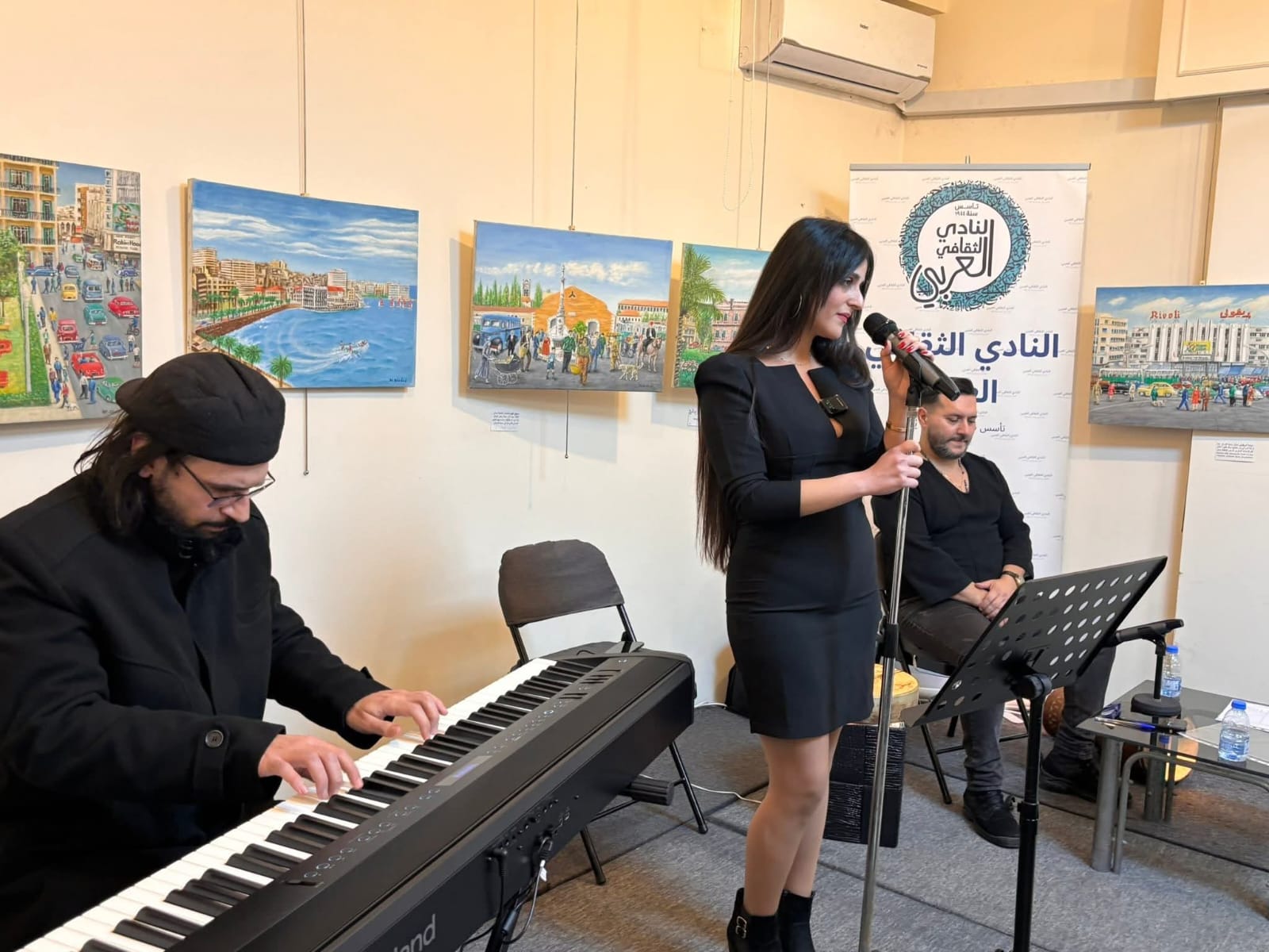 أمسية موسيقية استثنائية في النادي الثقافي العربي: جيسيكا شديد وسيزار إبراهيم.. تناغم فني فريد