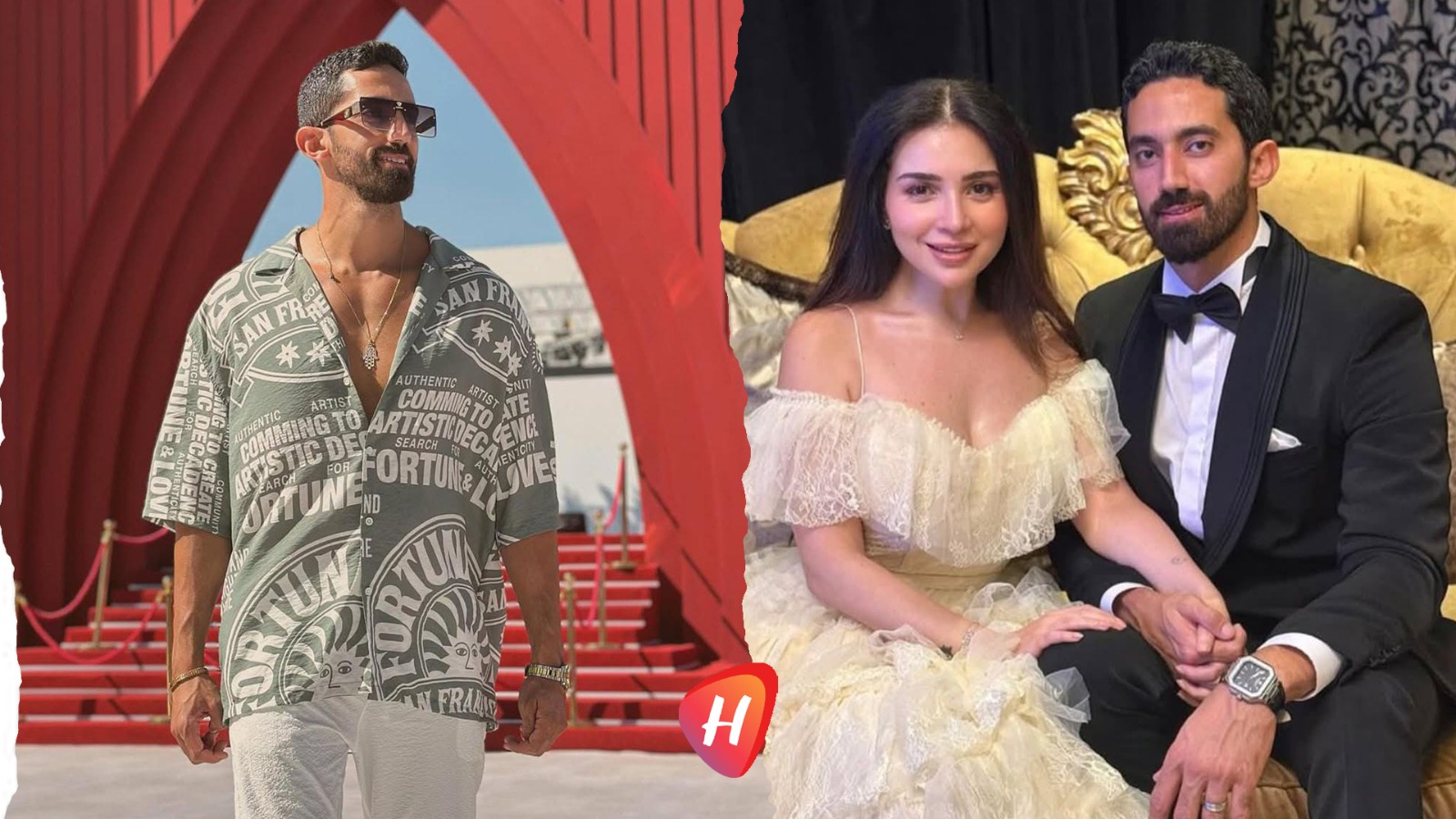 مي عز الدين تشارك جمهورها أول ظهور لها مع زوجها أحمد تيمور في شهر العسل