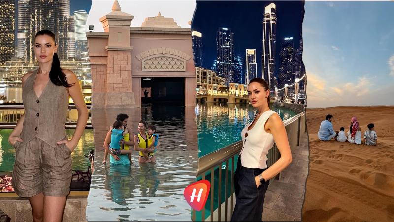 الثنائي فهرية أفجان وبوراك أوزجيفيت يقضيان عطلة فاخرة في دبي… وهذه أبرز اللقطات