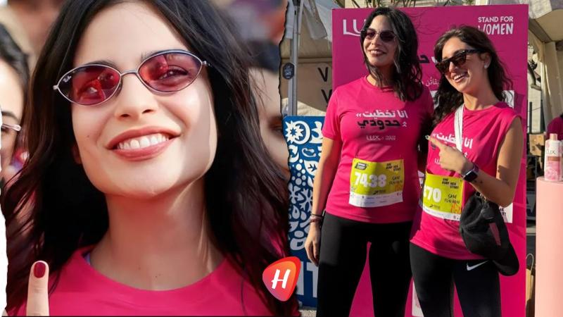 ريتا حايك تكشف عن جنس مولودها الثاني خلال ماراثون بيروت