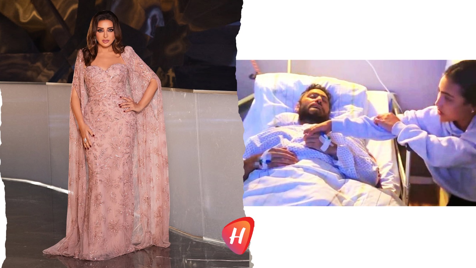 أنغام تدعو لـ تامر حسني من أمام الأهرامات