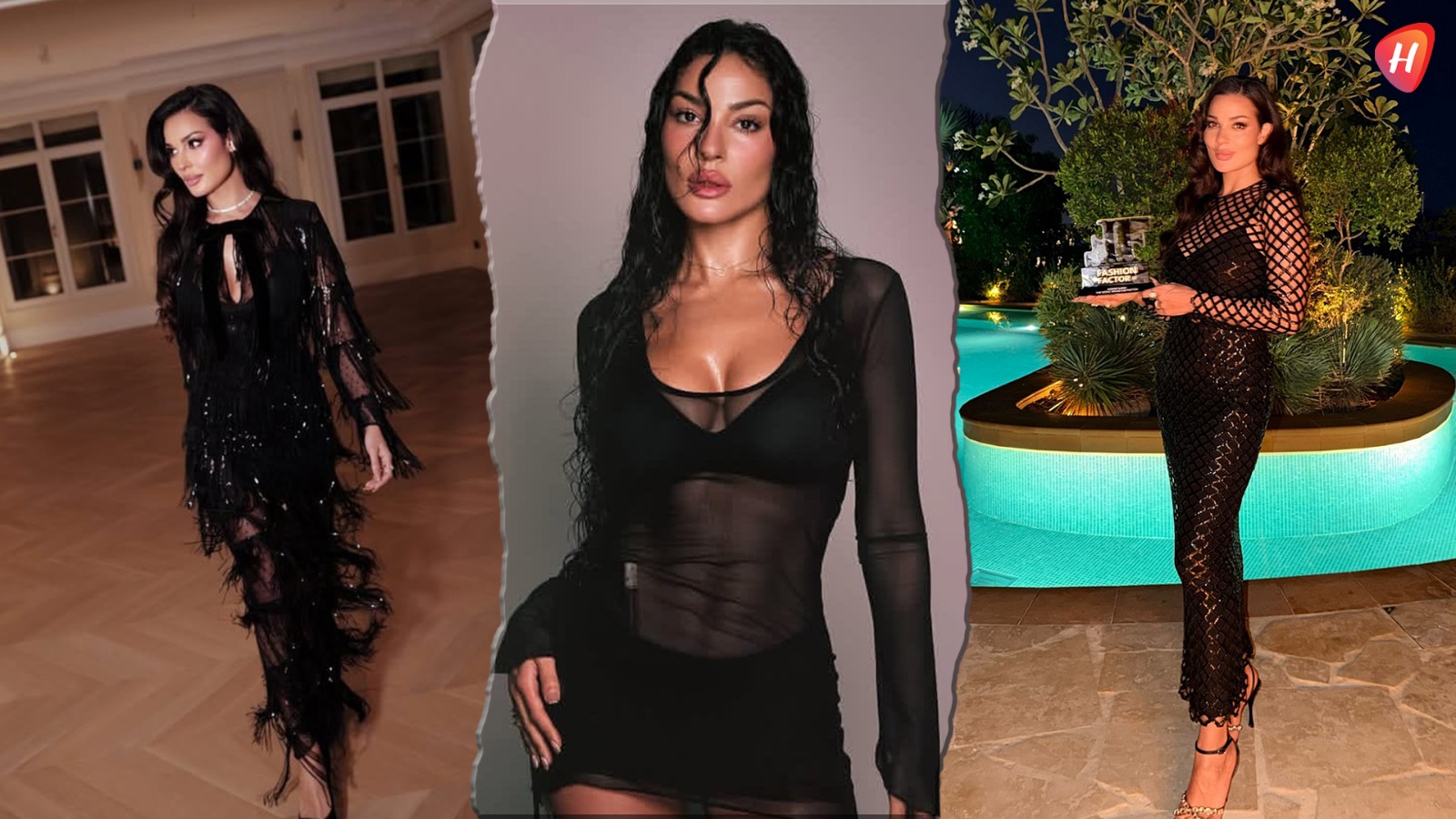 نادين نسيب نجيم.. فساتين شفافة وجرأة محسوبة