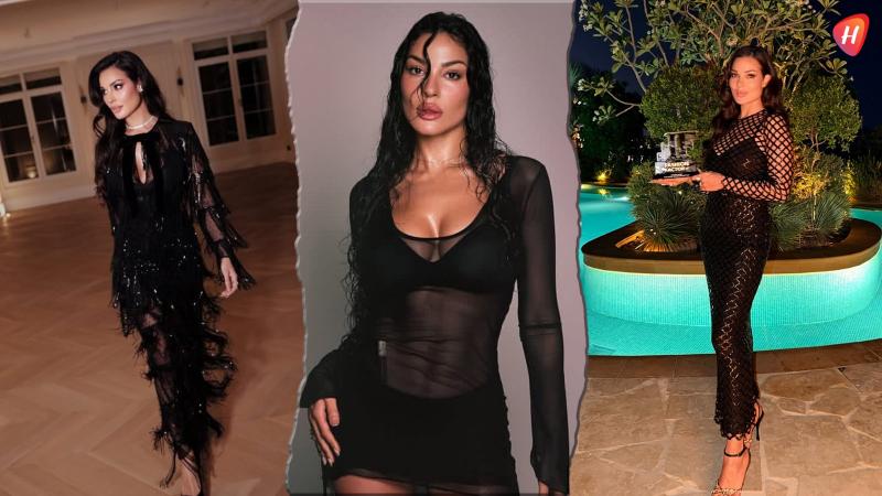 نادين نسيب نجيم.. فساتين شفافة وجرأة محسوبة