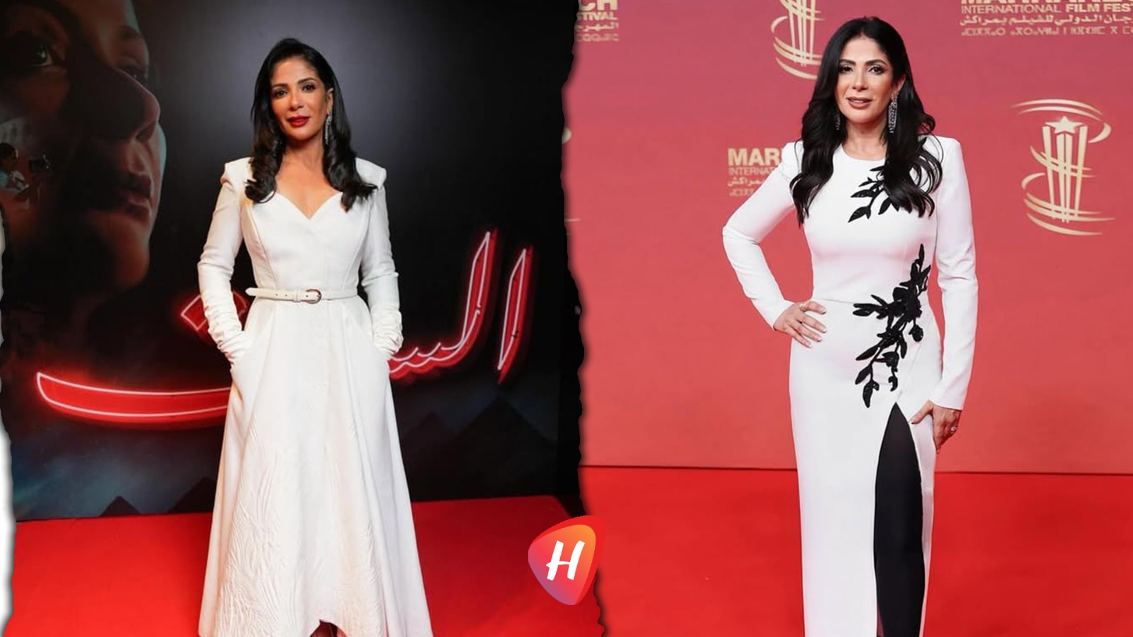 منى زكي… الأبيض لغتها الحاضرة في وجه العاصفة