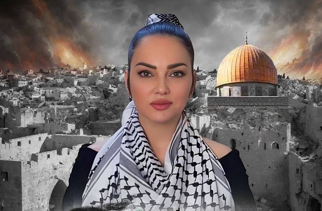 تهديد صفاء سلطان لدعمها القضية الفلسطينية ولهذا السبب هاجمت الفنانين