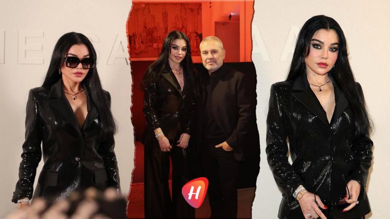 تقليعة الساعات تسرق الضوء… هيفاء وهبي توازي بريق إيلي صعب في عرضه