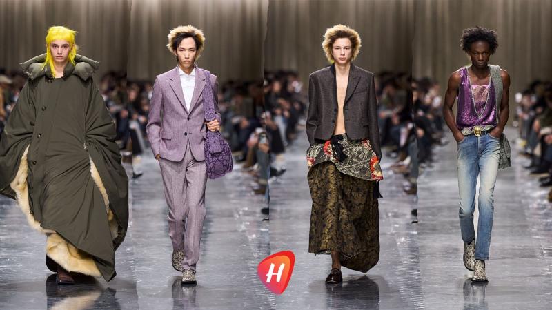 أزياء Diorالرجالية لخريف وشتاء 2026- 2027: أنثوية..متصدعة بلا هوية