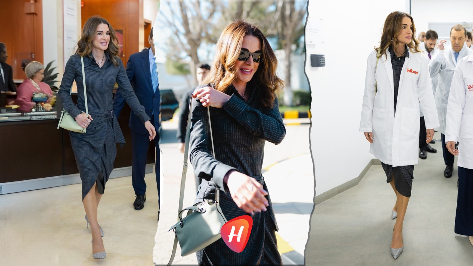 أناقة بلا مبالغة: الملكة رانيا تختار الرمادي عنوانًا للرقي