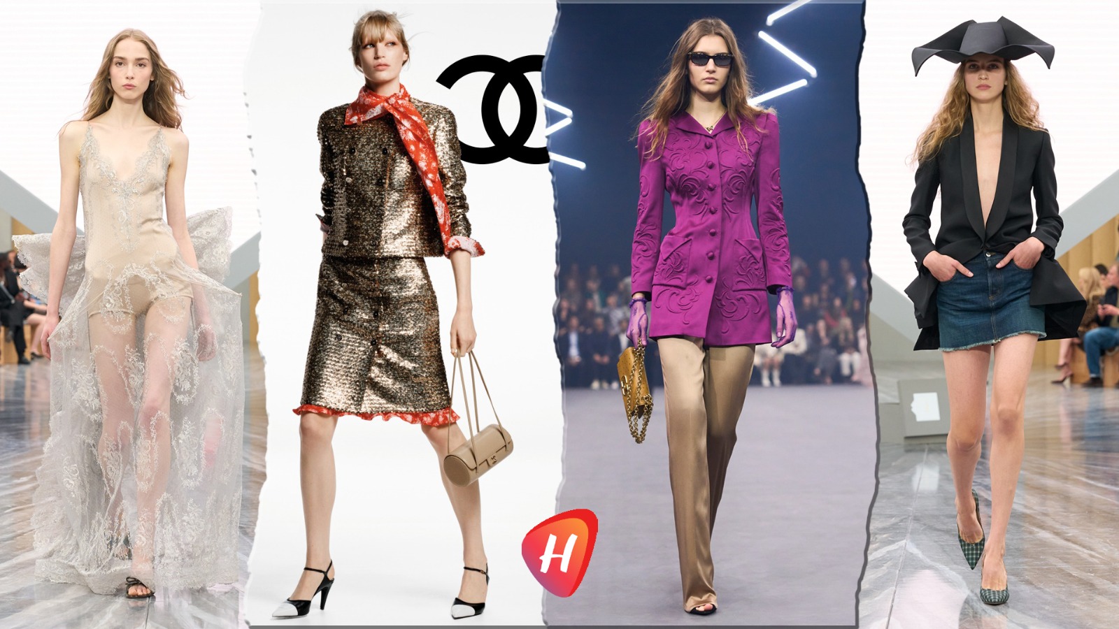 موضة 2026 تتجه نحو خطوط العمارة، الشيفون الشفاف وألوان الباستيل