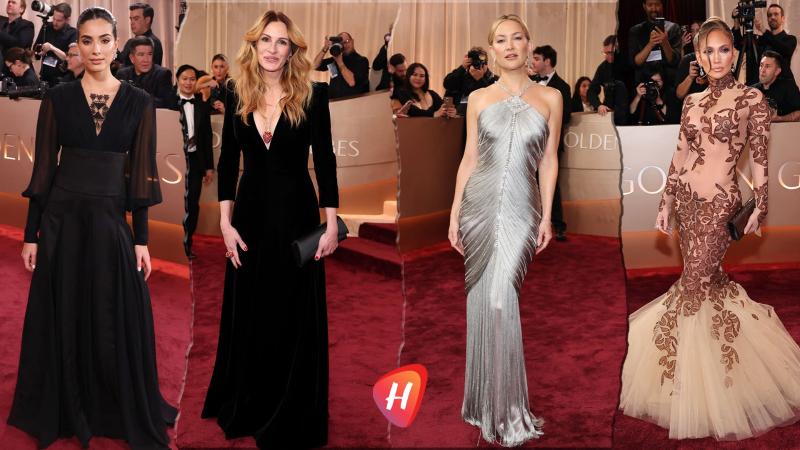 إطلالات ساحرة على سجادة غولدن غلوب 2026: جنيفر لوبيز، أمل كلوني وجوليا روبرتس في الصدارة