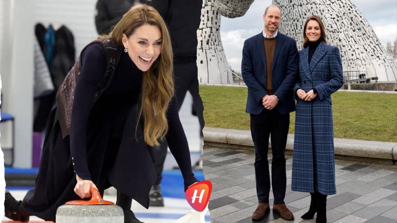 كيت ميدلتون تحتفي بشتاء اسكتلندا… أناقة زرقاء بروح ملكية
