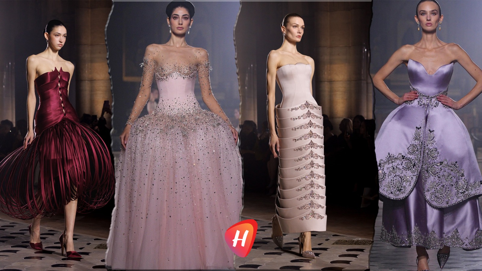 جورج حبيقة يقدم مجموعة الحب «L’Amour» لربيع وصيف 2026: عمارات وطيات وبريق أنثوي