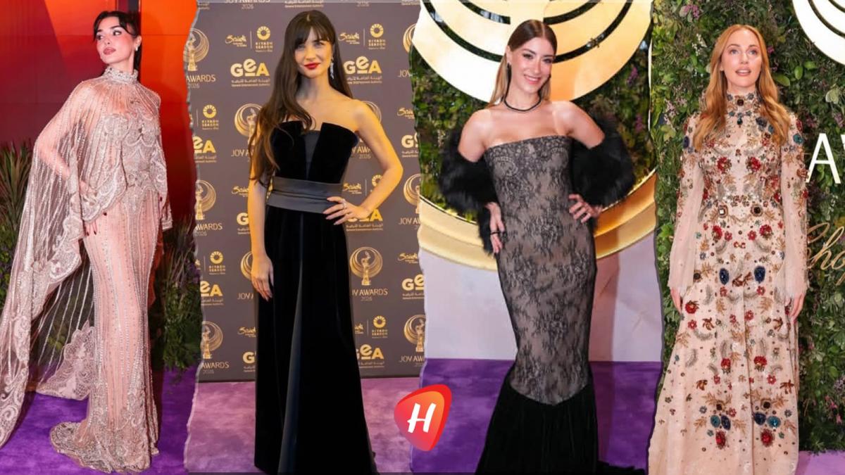 أنوثة وفخامة على السجادة الخزامية… النجمات التركيات يخطفن الأضواء في Joy Awards