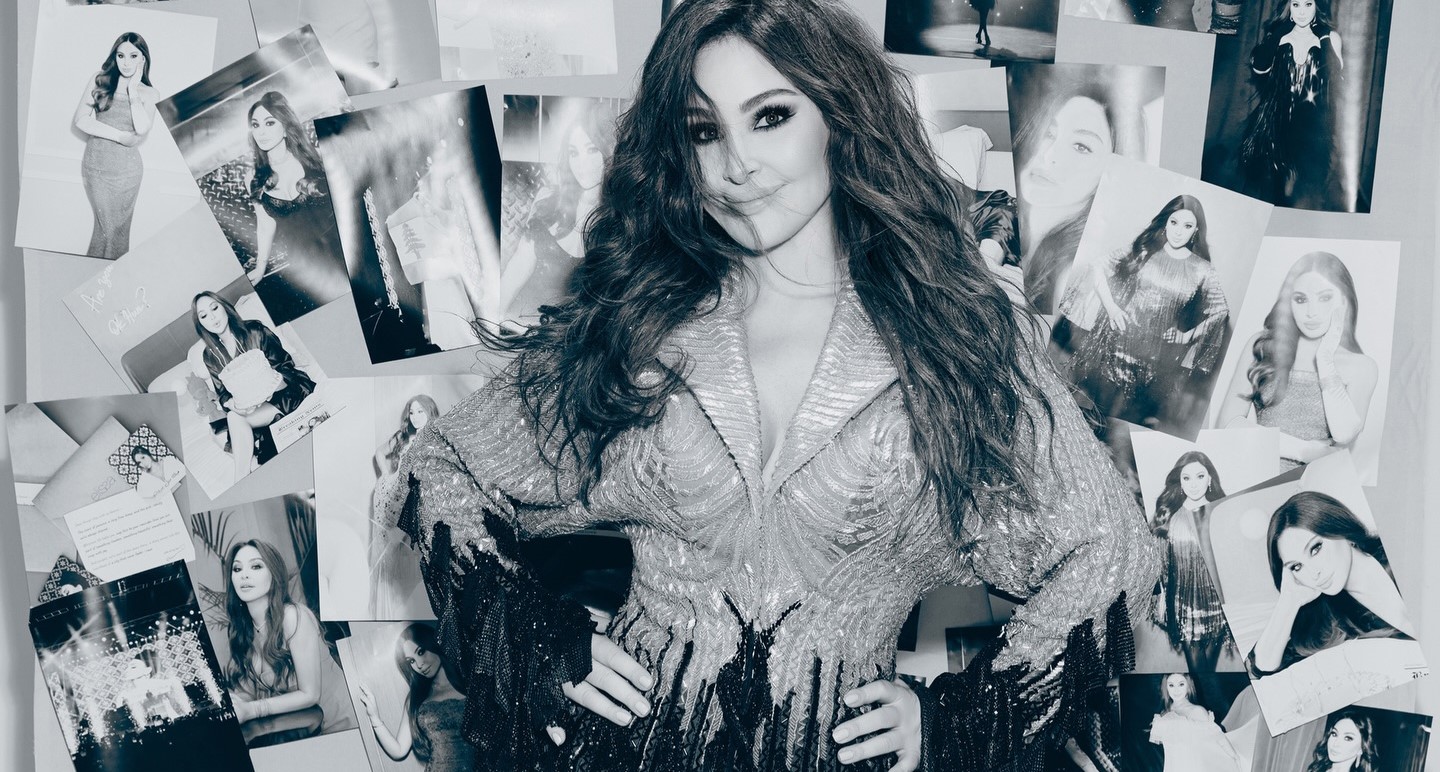 نيكولا جبران ينسج البريق لإليسا… تحفة يدوية بالأبيض والأسود لاستقبال عام جديد