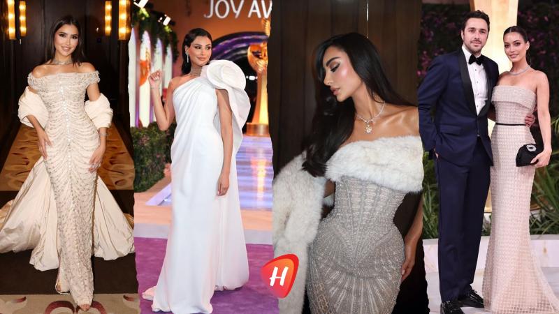 كارن وازن ومي عمر إلى نور غندور… الأبيض لغة الأناقة في Joy Awards