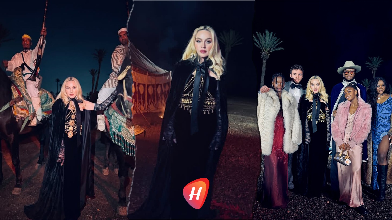 مادونا في المغرب: عطلة دافئة مع العائلة وأناقة تستلهم روح الشرق