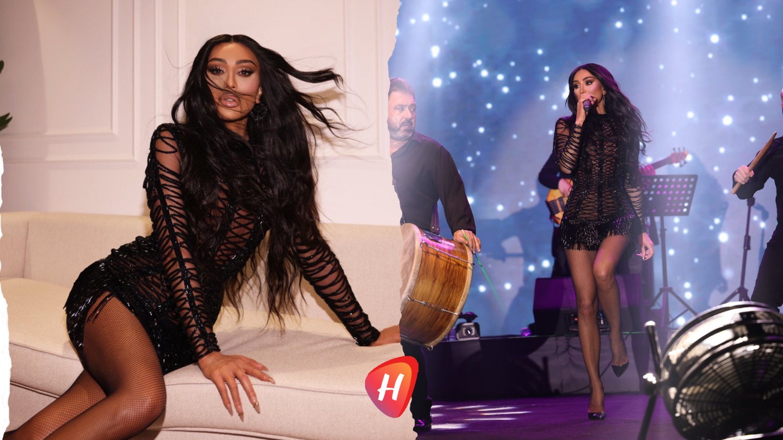 مايا دياب وجرأة التغيير: من الأشقر إلى الأسود وإطلالة جان لويس صبجي