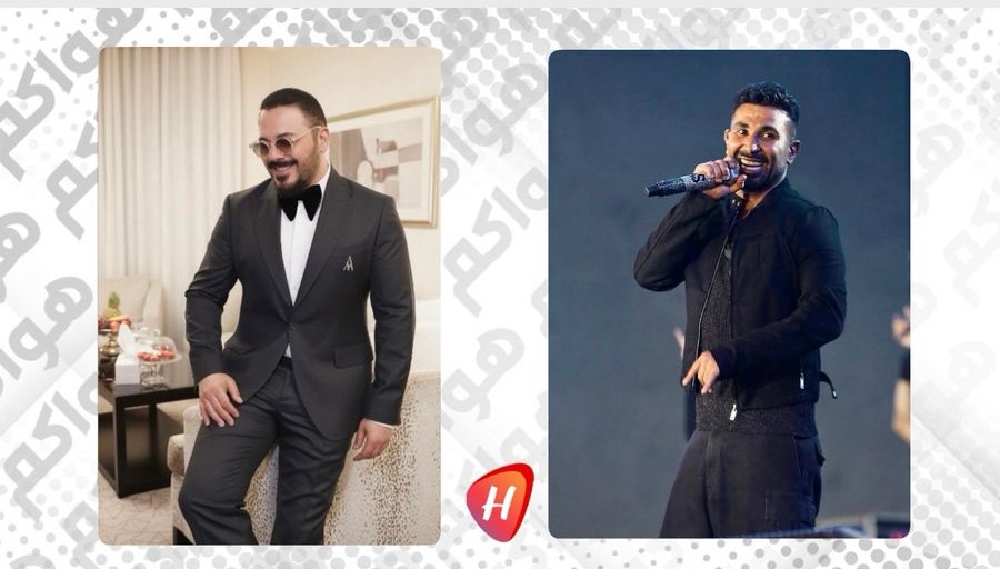 رامي عياش وأحمد سعد في 