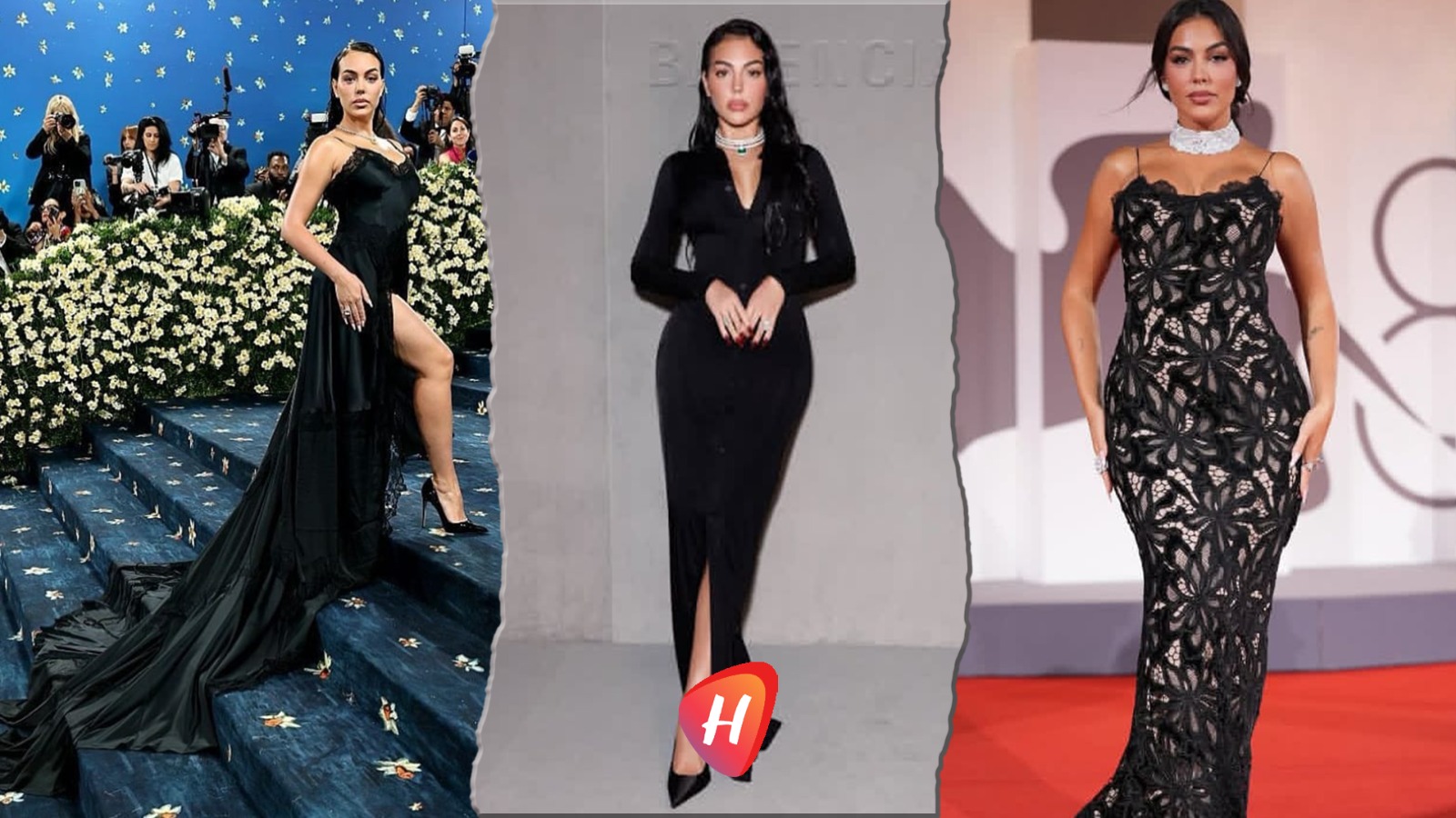 أناقة جورجينا رودريغيز في عام 2025: الأسود  أولاً والمجوهرات الفخمة