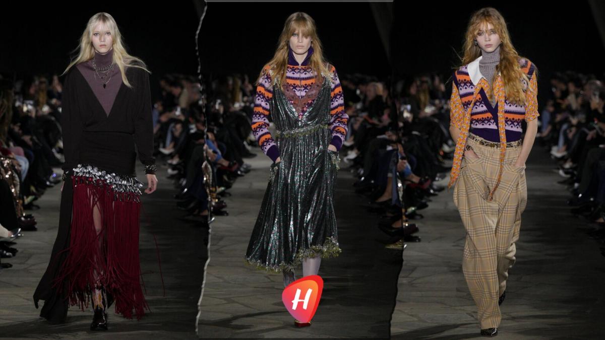 أزياء Rabanne لخريف وشتاء 2026.. فوضى لونية وروح متمردة