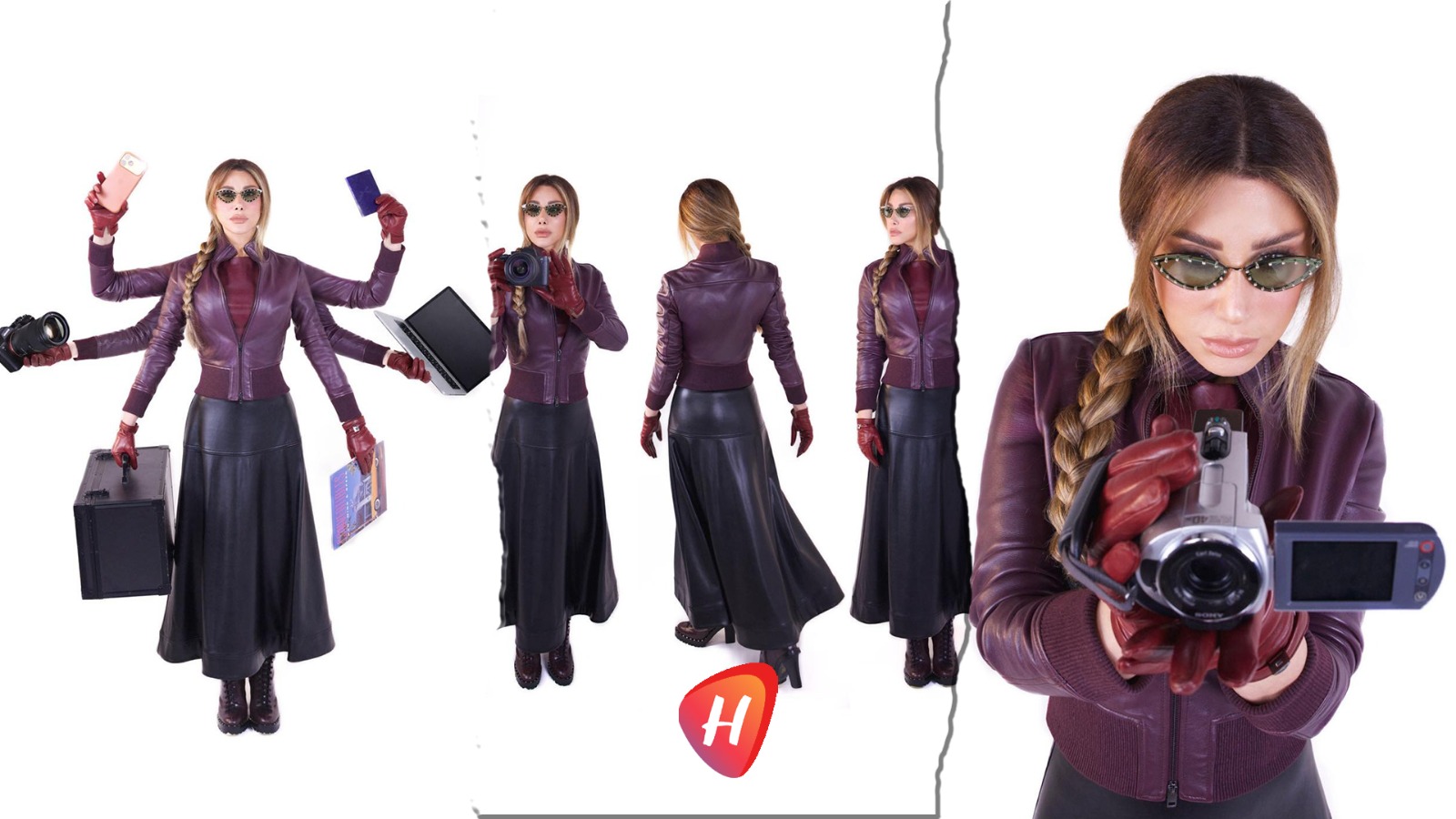 نجوى كرم تعيد صياغة يومياتها بستة أذرع… امرأة تمسك الزمن بيديها